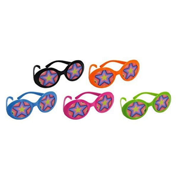 Amscan Disco Partyglasögon (Förpackning om 10) One Size Flerfärgad Multicoloured One Size