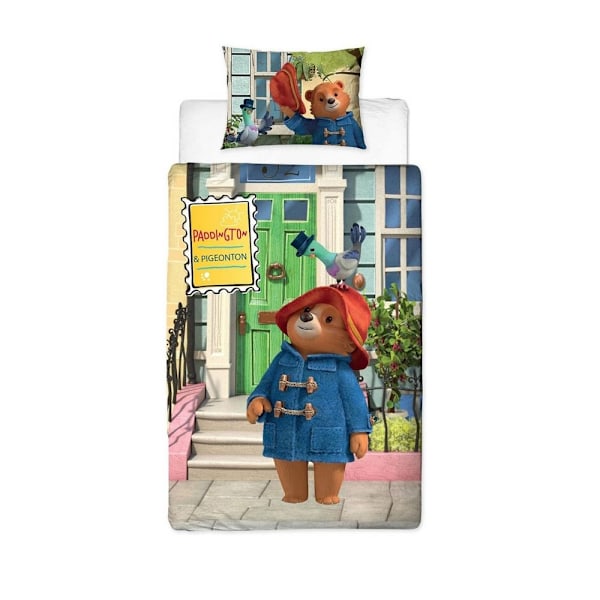 Paddington Bear Friends Vändbar Påslakanset Enkelsäng Multi Multicoloured Single