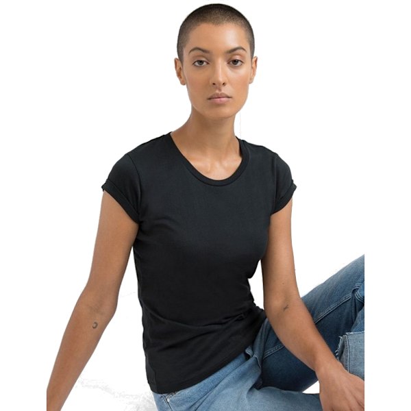 Mantis Dam/Kvinnors Rullärm Tee M Svart Black M