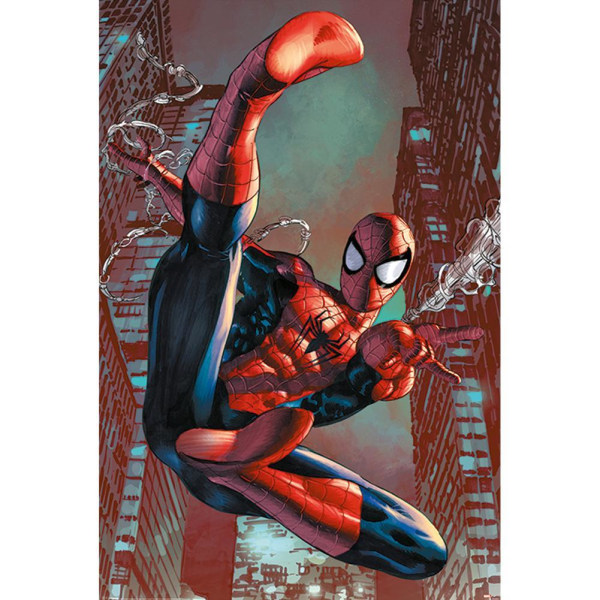 Spider-Man Web Sling Poster En Storlek Röd/Blå Red/Blue One Size