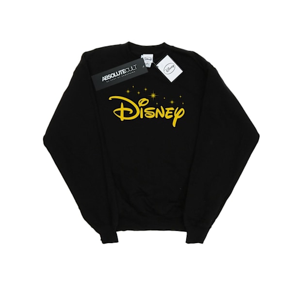 Disney Dam/Kvinnor Logo Stjärnor Sweatshirt L Svart Black L