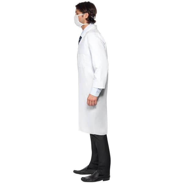Smiffys Unisex Vuxen Läkarkostym L Vit White L