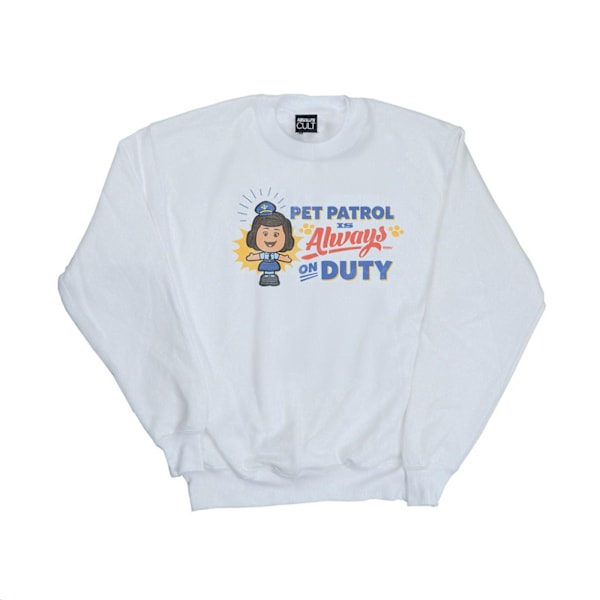 Disney Pojkar Toy Story 4 Giggle McDimples Djurpatrullen Sweatshirt White 9-11 Years
