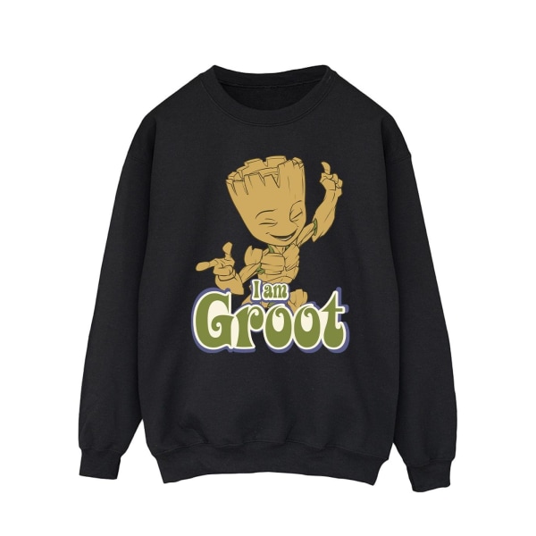 Guardians Of The Galaxy Herr Groot Dancing Sweatshirt L Svart Black L