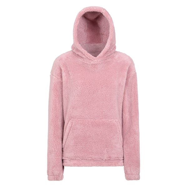 Mountain Warehouse Dam/Dam Teddy Fleece Hoodie 18 UK Rosa Pink 18 UK