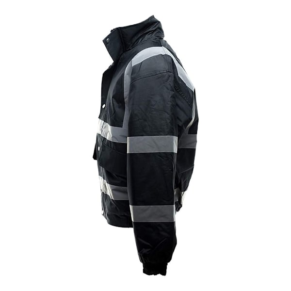 Yoko Hi-Vis Bomberjacka för Herr (2-pack) 4XL Svart Black 4XL