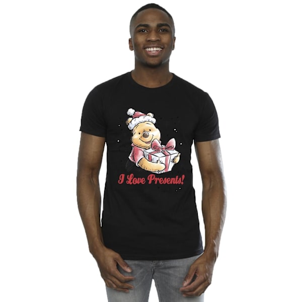 Disney Winnie The Pooh Love Presents T-shirt XXL Svart Black XXL