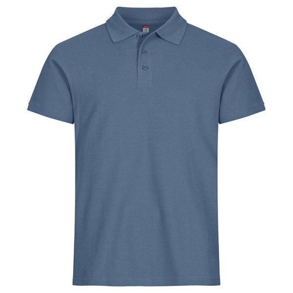 Clique Herr Basic Pikétröja 4XL Stålblå Steel Blue 4XL
