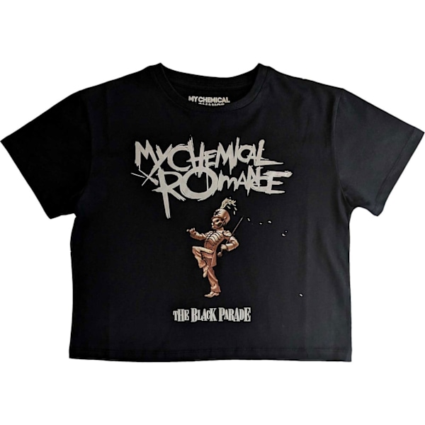 My Chemical Romance Dam/Dam The Black Parade Crop Top XL Black XL