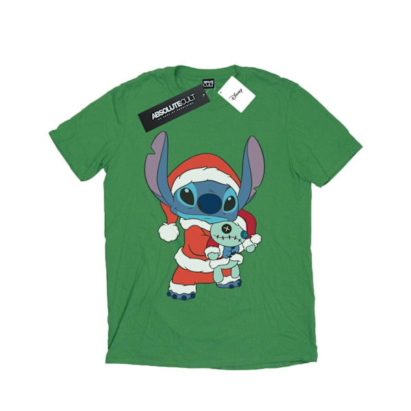 Disney Mens Lilo And Stitch Stitch Jul T-Shirt L Irish Gr Irish Green L