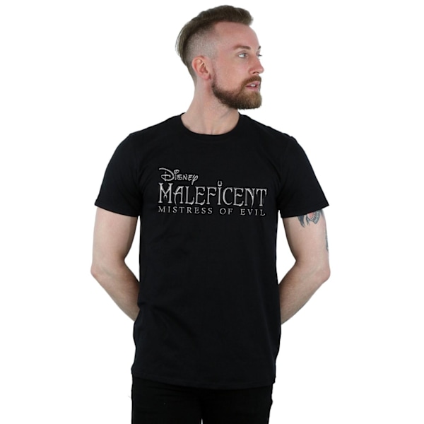 Disney Maleficent Mistress Of Evil Logo T-shirt M Svart Black M