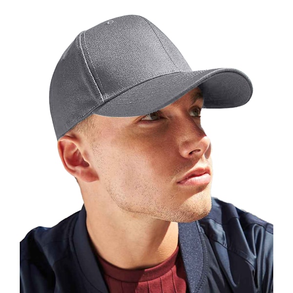 Beechfield Unisex Vuxen Ultimate 6 Panel Cap One Size Graphite Graphite Grey One Size