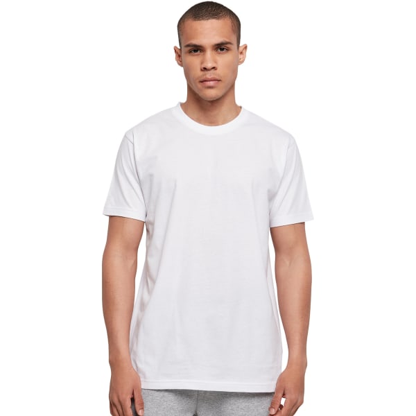 Bygg ditt varumärke Basic T-shirt med rund hals för män XXL Vit White XXL