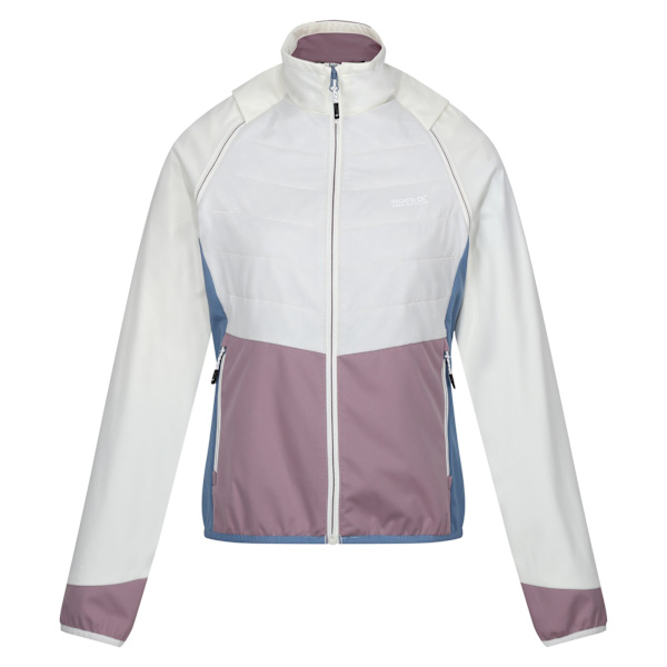Regatta Dam/Kvinnor Steren II Hybrid Jacka 20 UK Vit/Heather White/Heather Blue 20 UK