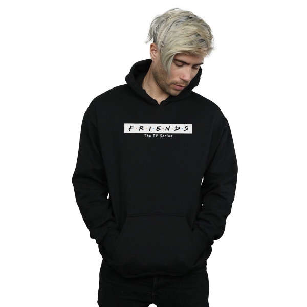 Friends Herr Logo Block Hoodie 3XL Svart Black 3XL