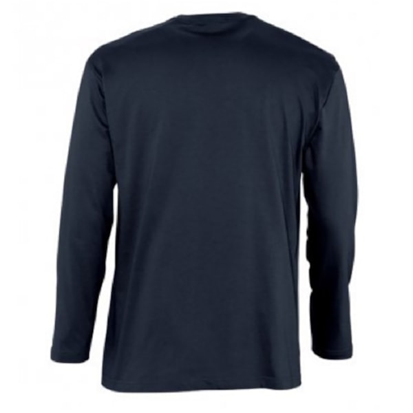 SOLS Herr Monarch Långärmad T-shirt 4XL Marinblå Navy 4XL