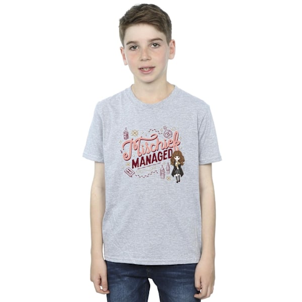 Harry Potter Boys Mischief Managed Hermione T-shirt 9-11 år Sports Grey 9-11 Years