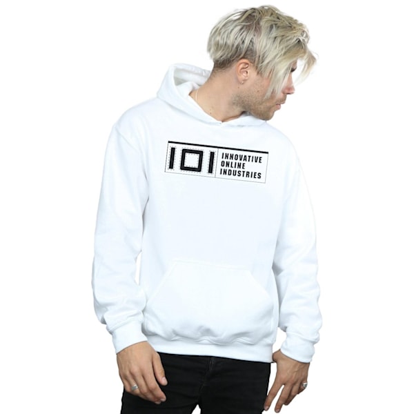 Ready Player One Mens IOI Logo Hoodie 4XL Vit White 4XL