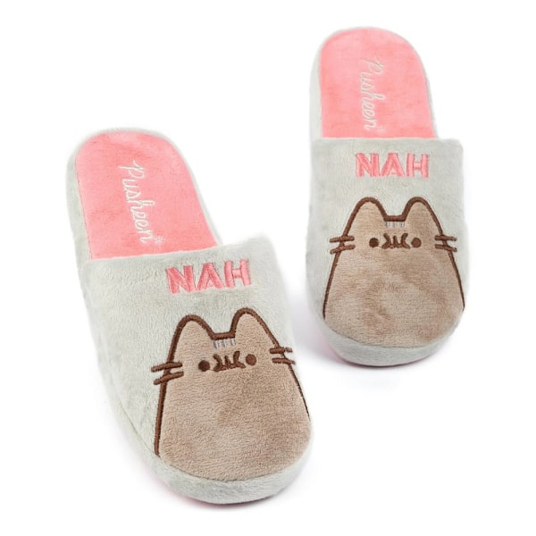Pusheen Dam/Dam Nah Tofflor 3 UK-4 UK Grå/Rosa/Brun Grey/Pink/Brown 3 UK-4 UK