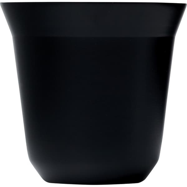 Duo Rostfritt Stål 80ml Espressokopp (2-pack) En Storlek Soli Solid Black One Size