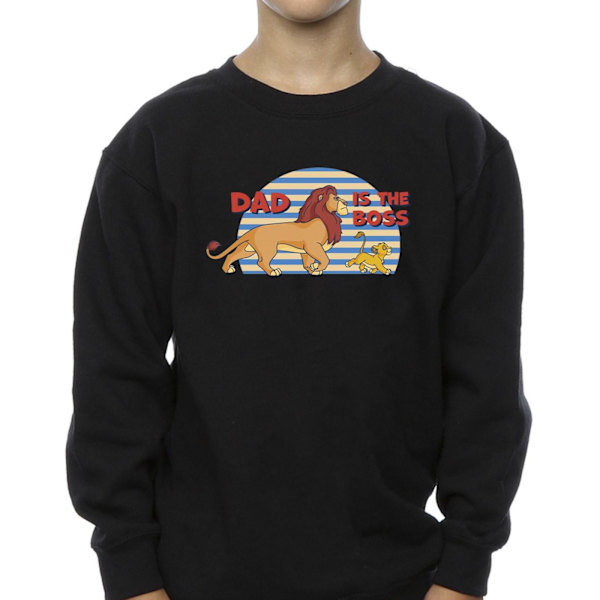 Disney Boys The Lion King Dad Boss Sweatshirt 3-4 år Svart Black 3-4 Years
