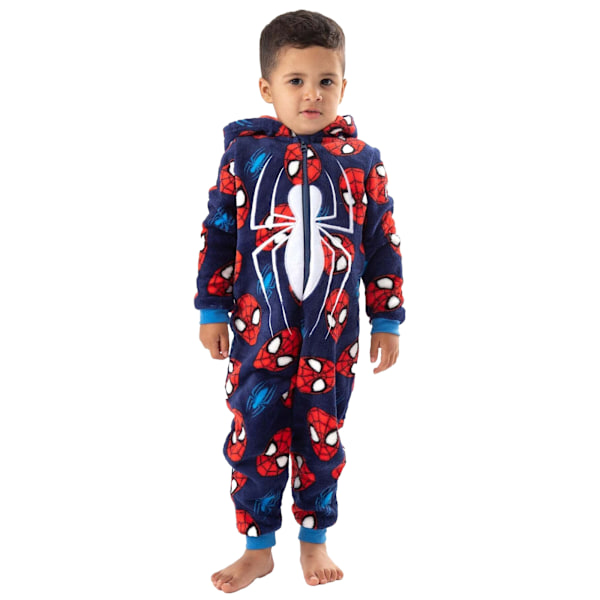 Spider-Man Barn/Barnkalvar Pyjamas 5-6 År Blå/Röd Blue/Red 5-6 Years