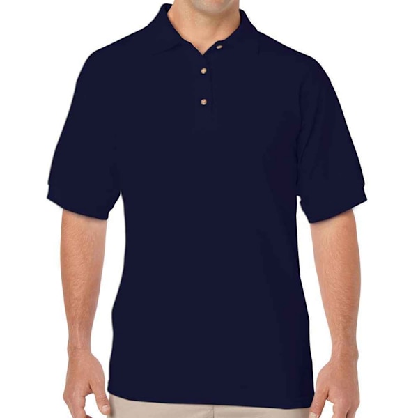 Gildan Mens DryBlend Polo Shirt XL Marinblå Navy XL