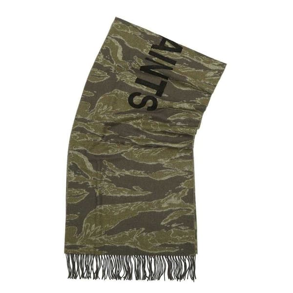 AllSaints Nova Camo Logotyp-halsduk One Size Oliv Olive One Size