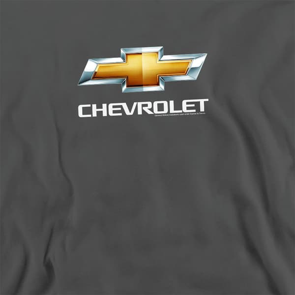 Chevrolet Unisex Vuxen Bowtie Stackad Sweatshirt M Kolgrå Charcoal M