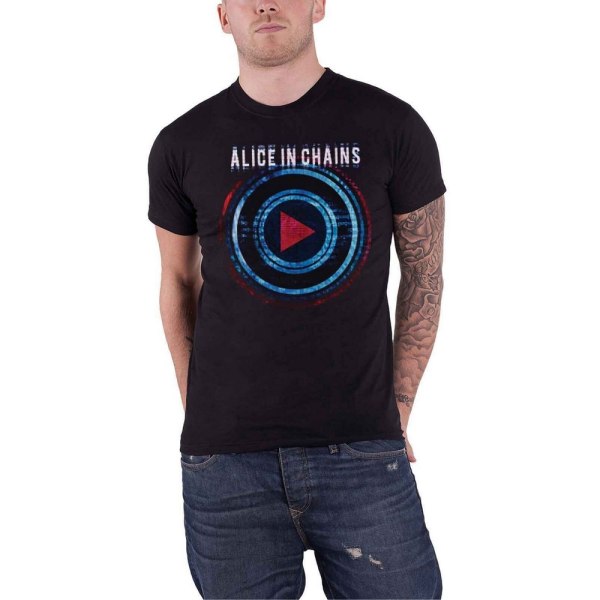 Alice In Chains Unisex Adult Played T-shirt XL Svart Black XL
