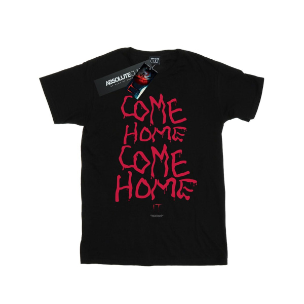 It Kapitel 2 Damer/damer Come Home Cotton Boyfriend T-shirt S Black S