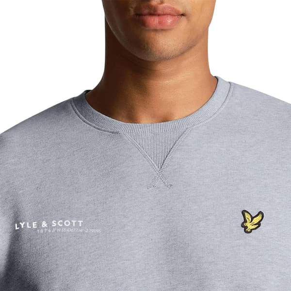 Lyle & Scott Herrtröja Ordinate Logo Bomullströja S Grå Grey S