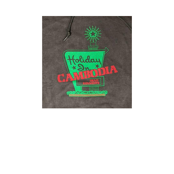 Dead Kennedys Unisex Adult Holiday In Cambodia Hoodie XS Charco Charcoal Grey XS