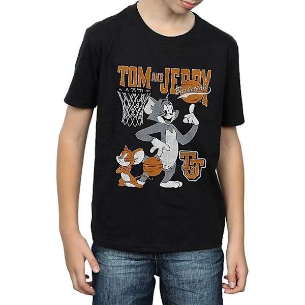 Tom och Jerry Boys Absolute Cult Basketboll T-shirt 9-11 år Black 9-11 Years