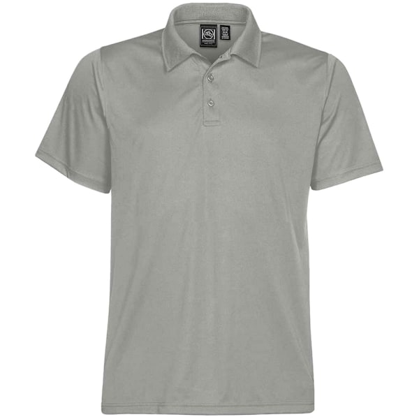 Stormtech Mens Eclipse H2X Dri Piqu Polo M Cool Silver Cool Silver M