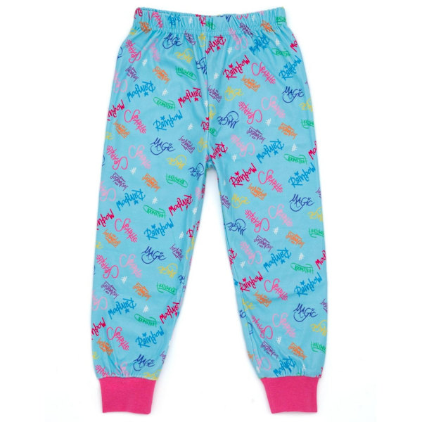 Rainbow High Girls Långärmad Pyjamas Set 3-4 År Flerfärgad Multicoloured 3-4 Years