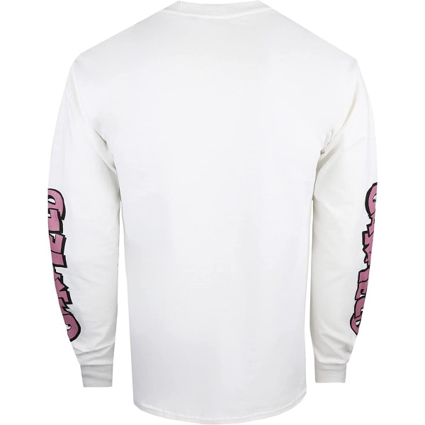 Garfield Herr Angler Långärmad T-shirt M Vit White M