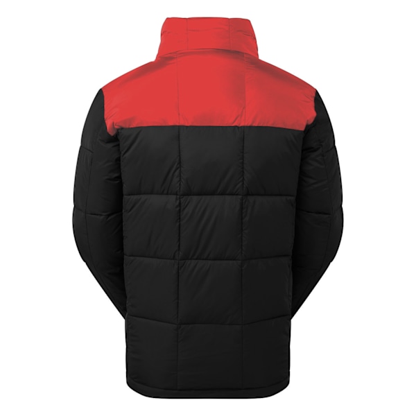 2786 Herr Fourteener Box Quilted Padded Jacka L Svart/Röd Black/Red L