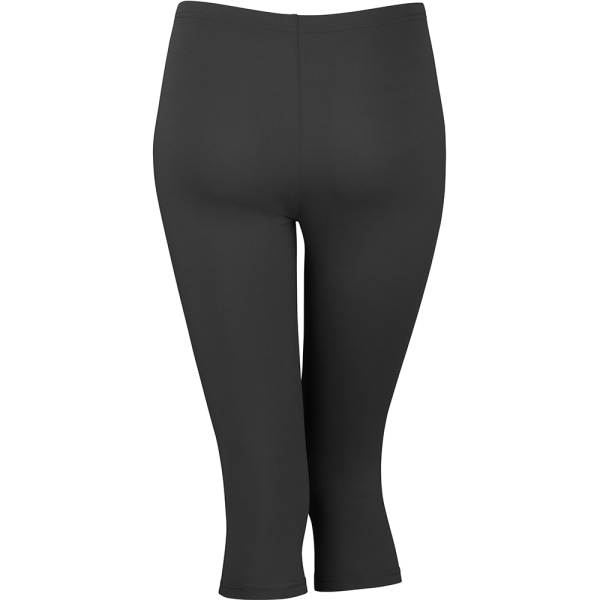 Spiro Womens/Ladies Softex Capri Sport Leggings XL Svart Black XL
