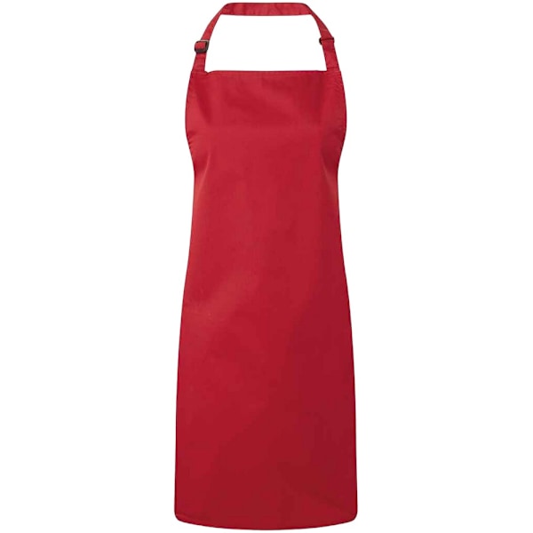 Premier Unisex Vuxen Färger Full Förkläde En Storlek Röd Red One Size