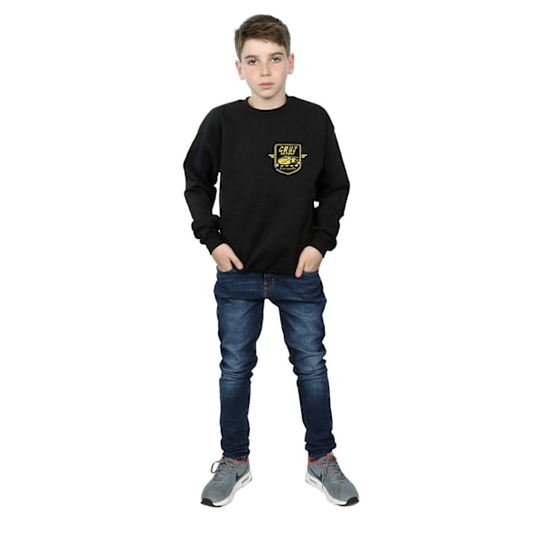 Disney Boys Cars Cruz Ramirez Faux Pocket Logo Sweatshirt 9-11 Black 9-11 Years