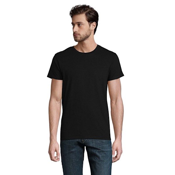 SOLS Crusader Ekologisk T-shirt Herr XS Deep Black Deep Black XS