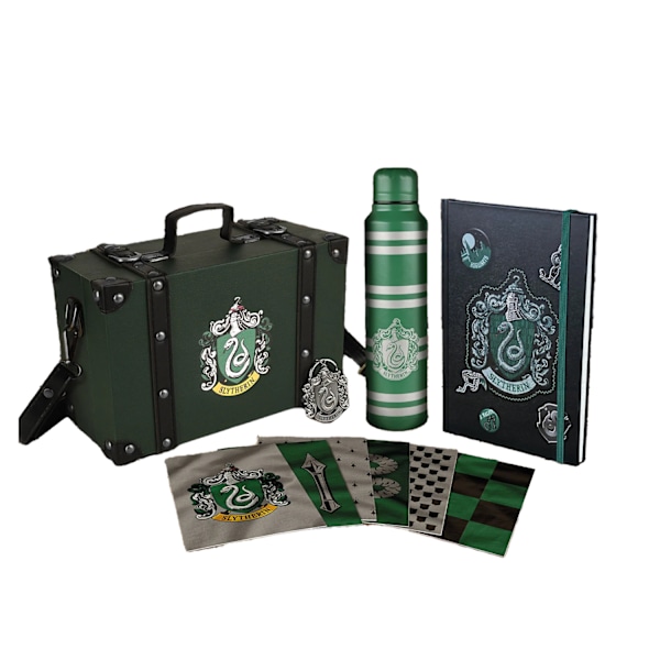 Harry Potter Slytherin Presentset Storlek: One Size Grön/Silver/Gul Green/Silver/Yellow One Size