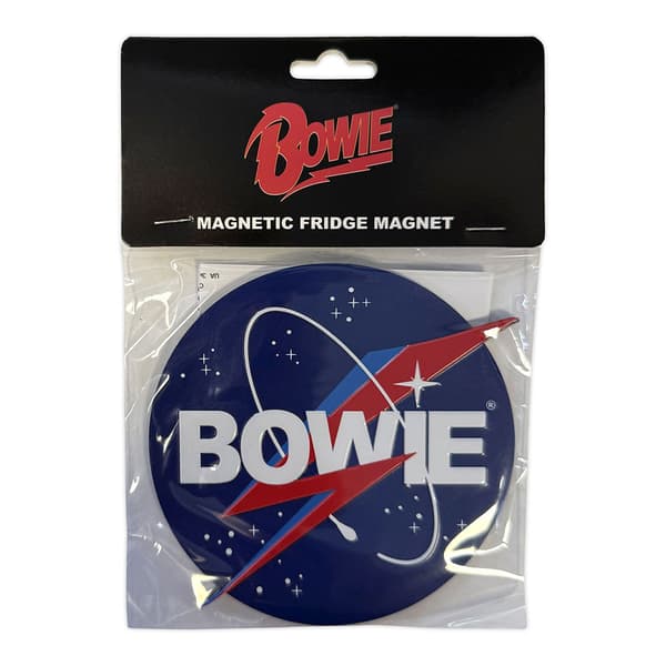 David Bowie NASA Kylskåpsmagnet One Size Blå/Vit/Röd Blue/White/Red One Size