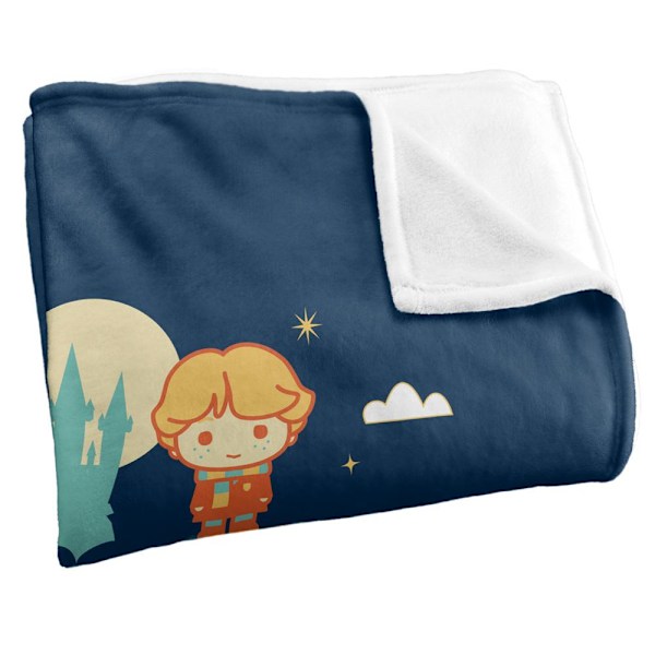 Harry Potter Hogwarts Är Mitt Hem Chibi Filt One Size Multico Multicoloured One Size