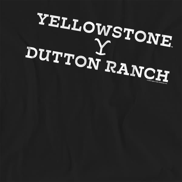 Yellowstone Dam/Dam Dutton Ranch Logotyp T-shirt L Svart Black L