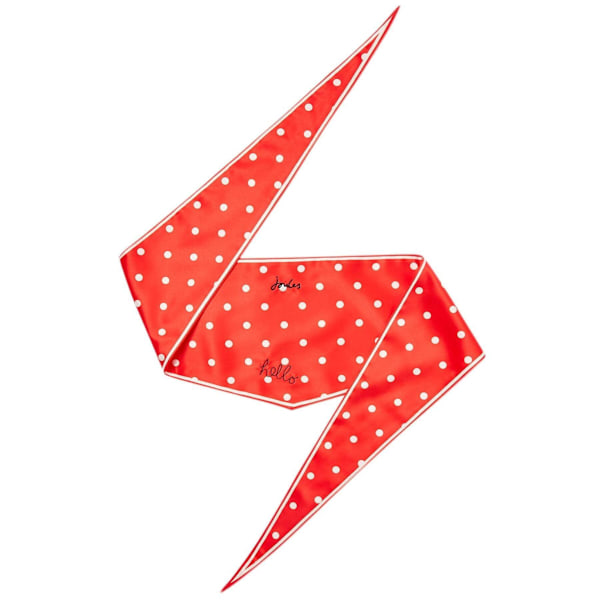 Joules Hello Polka Dot Hundhalsduk One Size Röd/Vit Red/White One Size