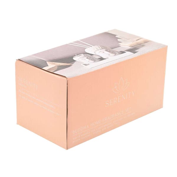 Serenity Buddha Huvud Doftset One Size Vit White One Size