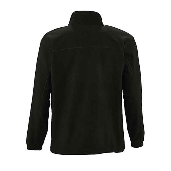 SOLS Herr North Full Zip Outdoor Fleece Jacka L Svart Black L