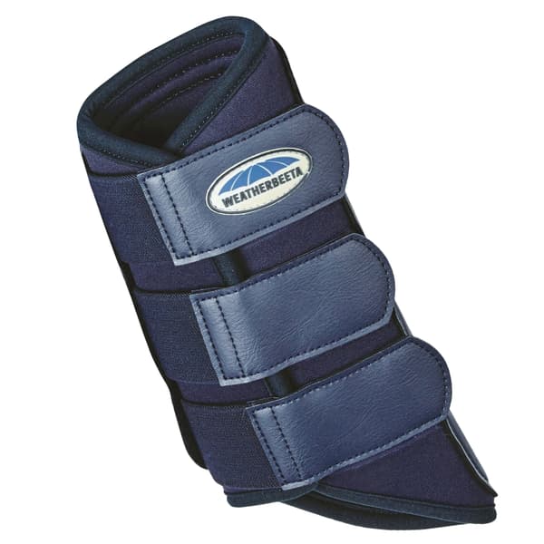 Weatherbeeta Single Lock Brushing Boots Pony Navy/Navy Navy/Navy Pony